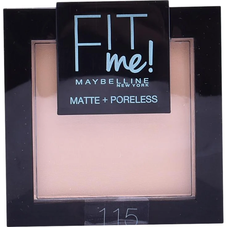 Maybelline Fit Me Matt+Poreless Kompaktpuder 9 g Nr. 115 - Ivory – Bild 1