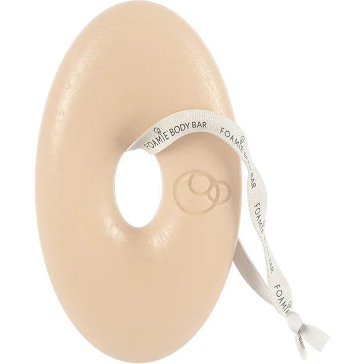 Foamie Festes Duschgel mit Papaya & Hafermilch, Duschpflege Massage-Effekt für eine Intensive Pflege, Feste Dusche 100% Vegan, Plastikfrei, Silikonfrei, 80g – Bild 1