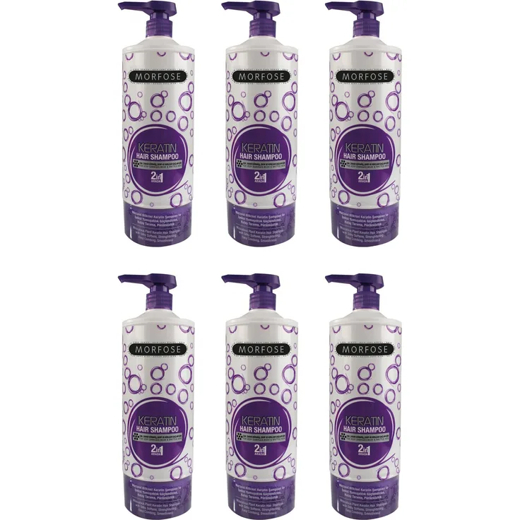 Morfose Keratin Haar Shampoo 6 x 1000 ml