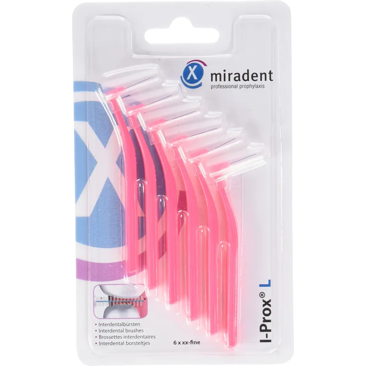 Miradent Interdentalbürste I-Prox L 0,4 mm pink 6 Stück