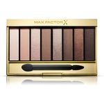 Max Factor Augen Make-up Masterpiece Nude Palette Cappuccino Nudes 01 Lidschatten-Palette mit 8 braunen und goldenen Tönen 6,5 g Cappuccino Nudes 01