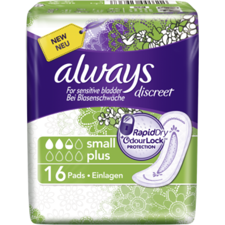 Always Discreet Inkontinenz Small Plus 16 Stück