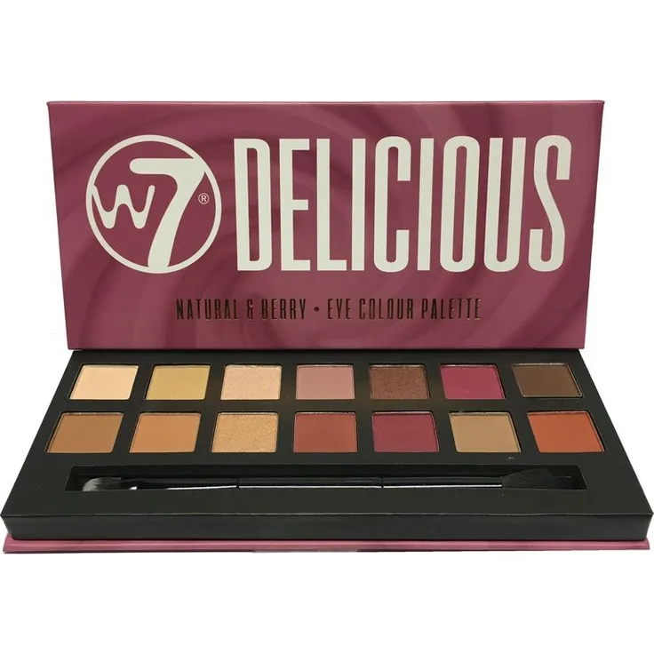 W7 Augen Make-up Delicious Eye Colour Palette - Natural & Berry 11,2 g