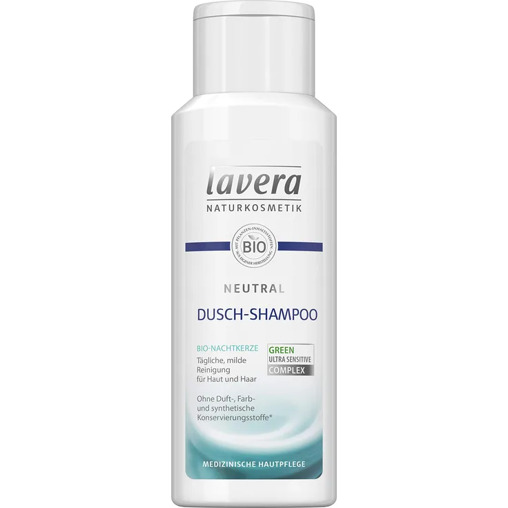 Lavera Neutral Dusch-Shampoo Bio Nachtkerze Haut Haar Seifenfrei 200 ml