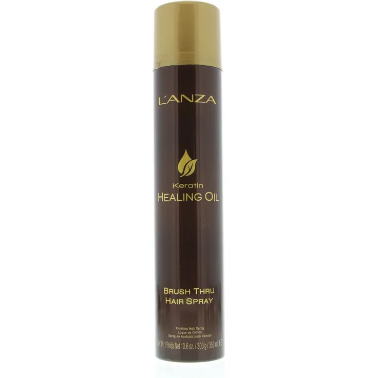 L'Anza Keratin Healing Oil Brush Thru Hairspray 350 ml