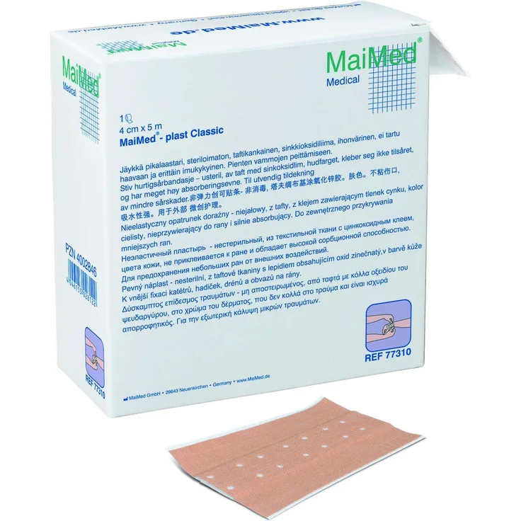 Maimed Plast Classic Wundpflaster 8 cm x 5 m, 1 Stück