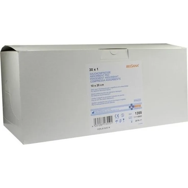 Saugkompressen steril 10x20 cm 1355 30 St.