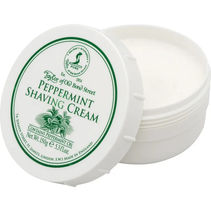 Taylor of Old Bond Street Peppermint Shaving Cream erfrischende Rasur 150 g