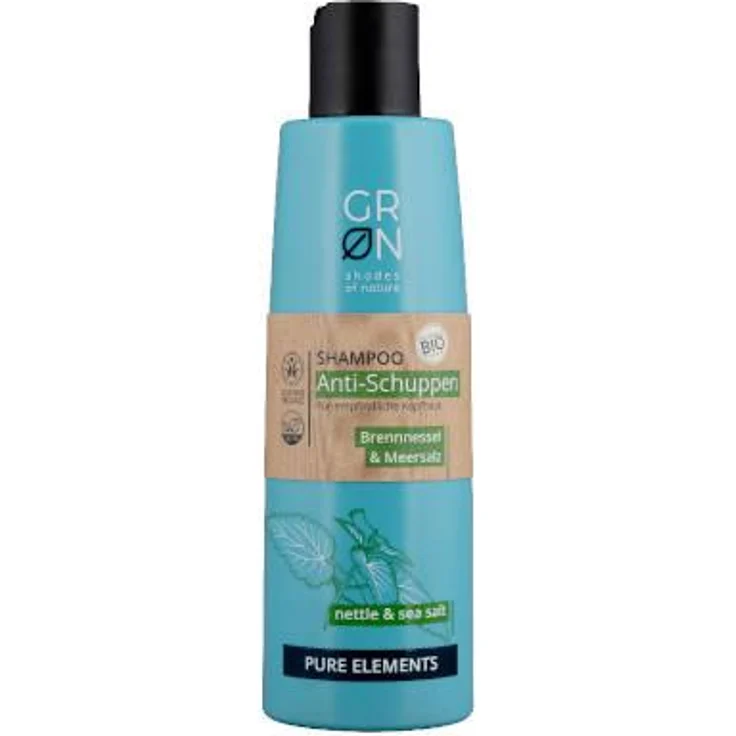 GRN Shampoo Anti-Schuppen Brennnessel u. Meersalz 250 ml – Bild 1