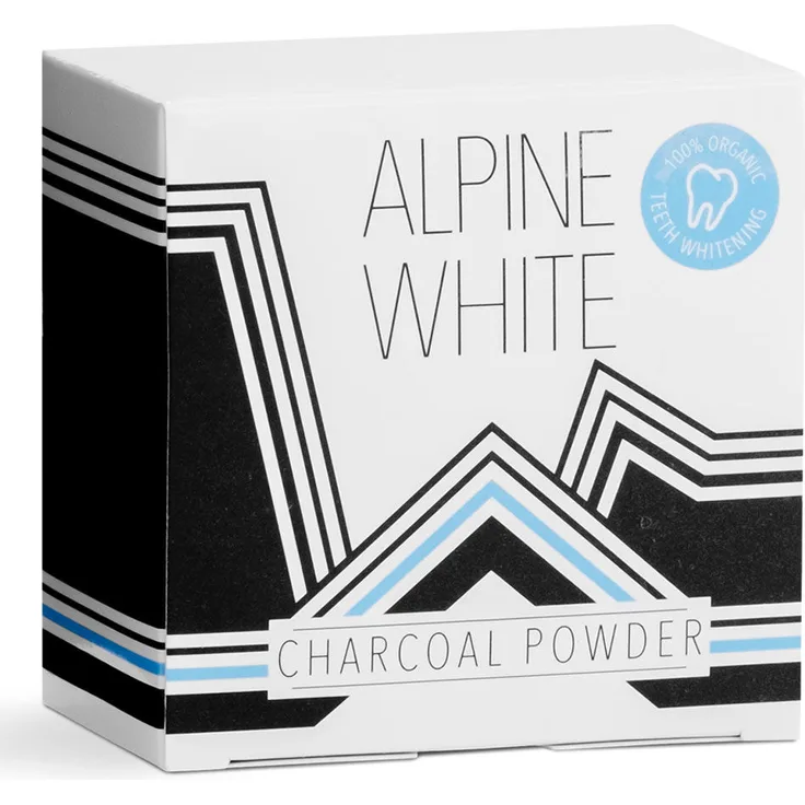 Alpine White Bleaching Charcoal Powder Zahnaufhellungspulver mit Aktivkohle 30 g