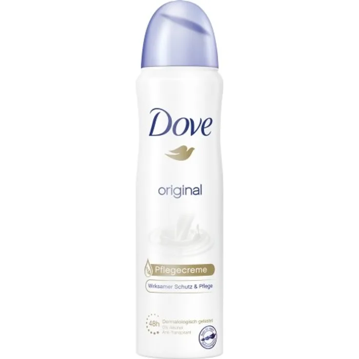 Dove Spray Original 0% Deodorant 150 ml