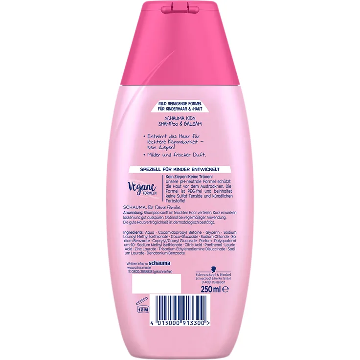 Schauma Kids Shampoo & Balsam Mädchen 250 ml
