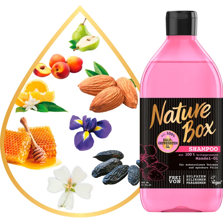 Nature Box Shampoo Mandel 385 ml