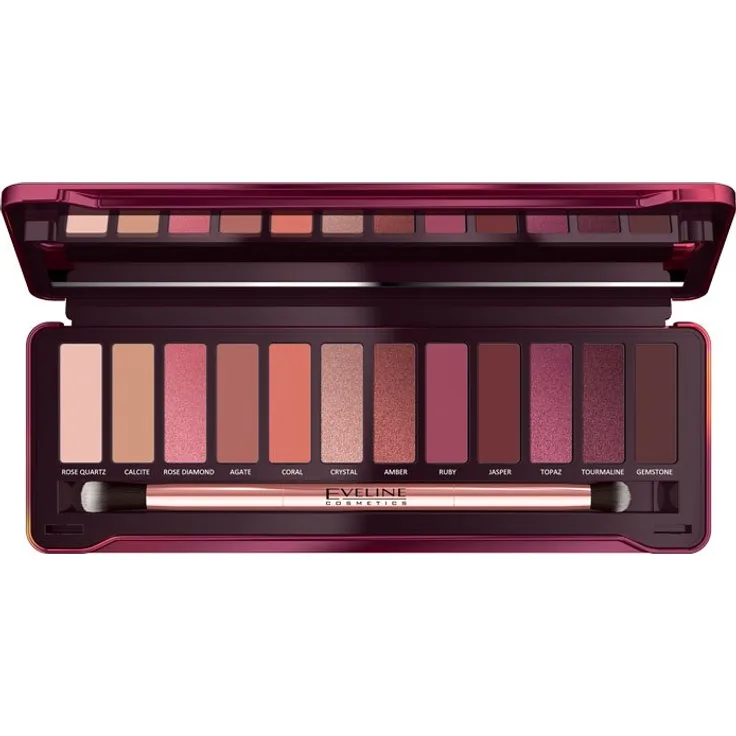 Eveline Ruby Glamour Eyeshadow Palette 12 G