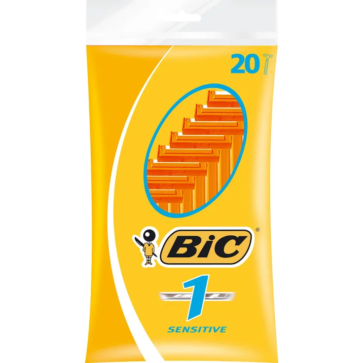 BIC Herren-Rasierer BIC 1 Sensitive, 20 Stück