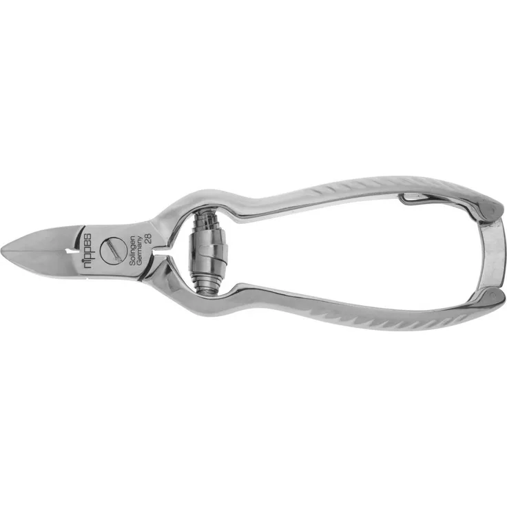 Nippes Solingen Nagelzange, 1-teilig, Vernickelter Stahl, 13 cm