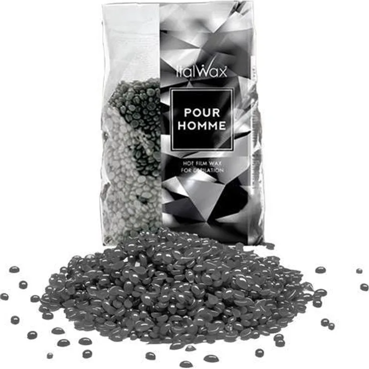 Italwax Wachsperlen Pour Homme empfohlen für Herren 1 kg Heißwachs