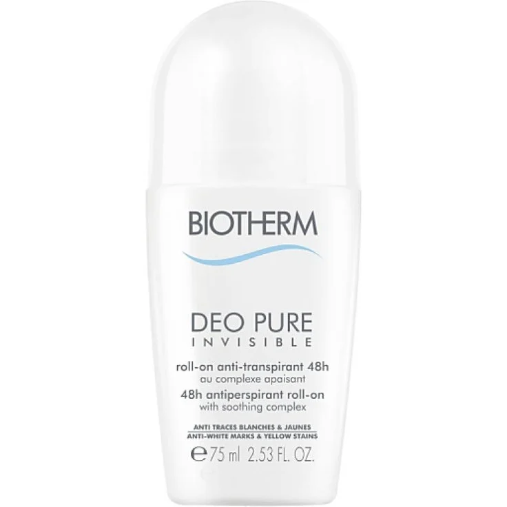 Biotherm Deodorant Pure Invisible Roller 48h 75 ml