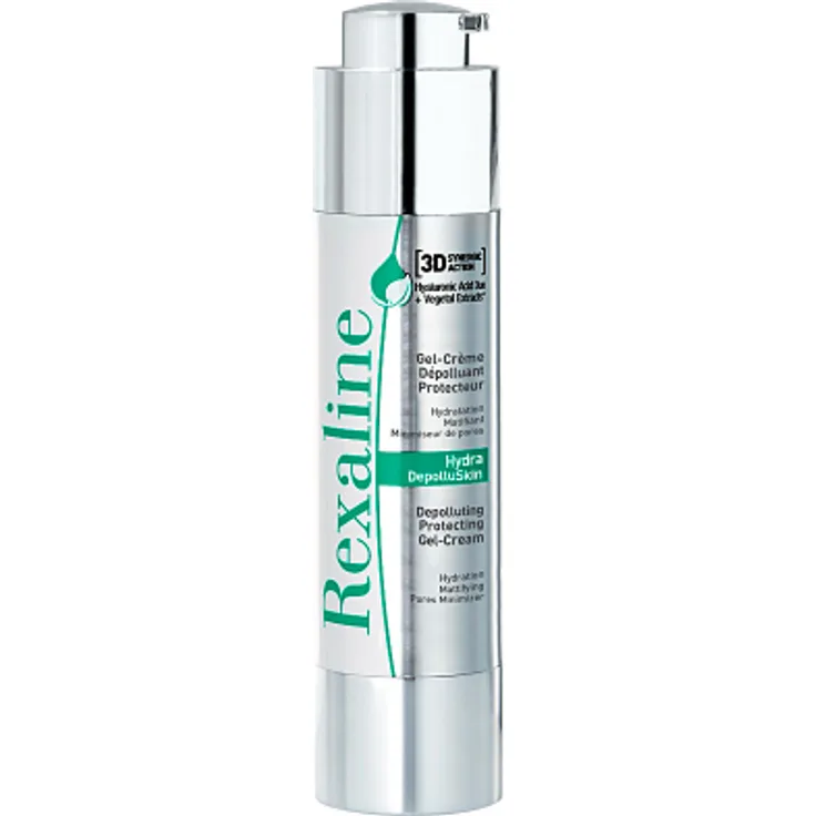 Rexaline 3D HYDRA-DEPOLLUSKIN protecting gel-cream 50 ml mit feuchtigkeitsspendender Wirkung für trockene Haut