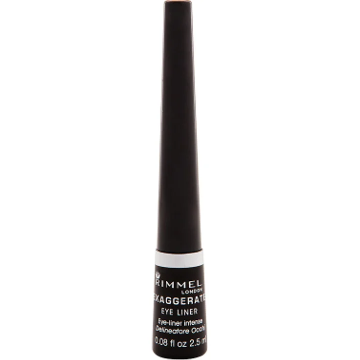 Rimmel Augen Make-up EXAGGERATE liquid eye liner #001-black 2,5 ml  – Bild 1