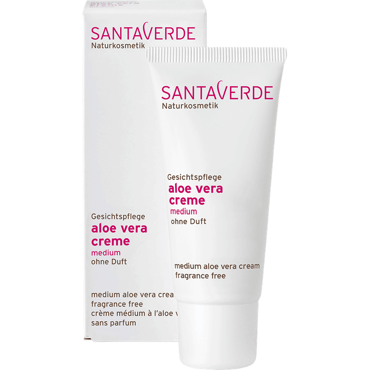 Santaverde Aloe Vera Creme Medium ohne Duft 30 ml Tagespflege
