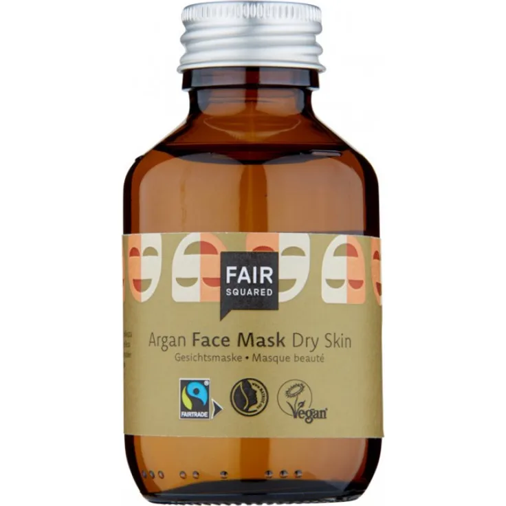 Fair Squared Argan - Face Mask Dry Skin 100ml 100 ml mit feuchtigkeitsspendender Wirkung