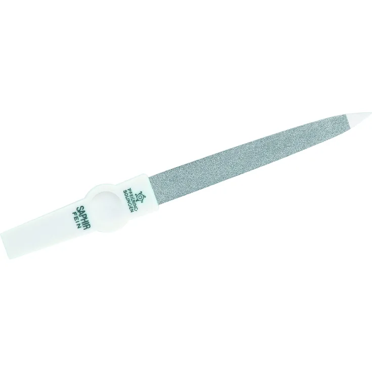 Pfeilring Nagelfeile F-Form Saphir, 13cm