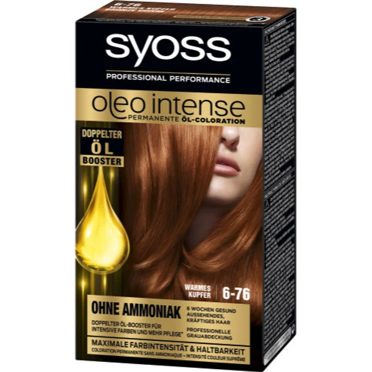 Syoss Oleo Intense Öl-Coloration 6-76 Warmes Kupfer – Bild 1