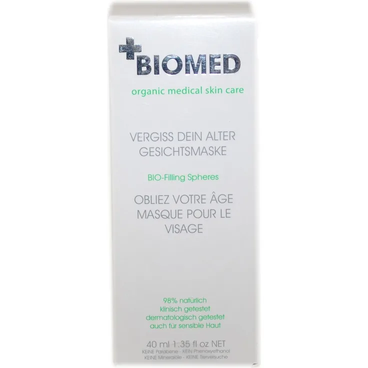 Biomed Vergiss Dein Alter gesichtsmaske 98,9%