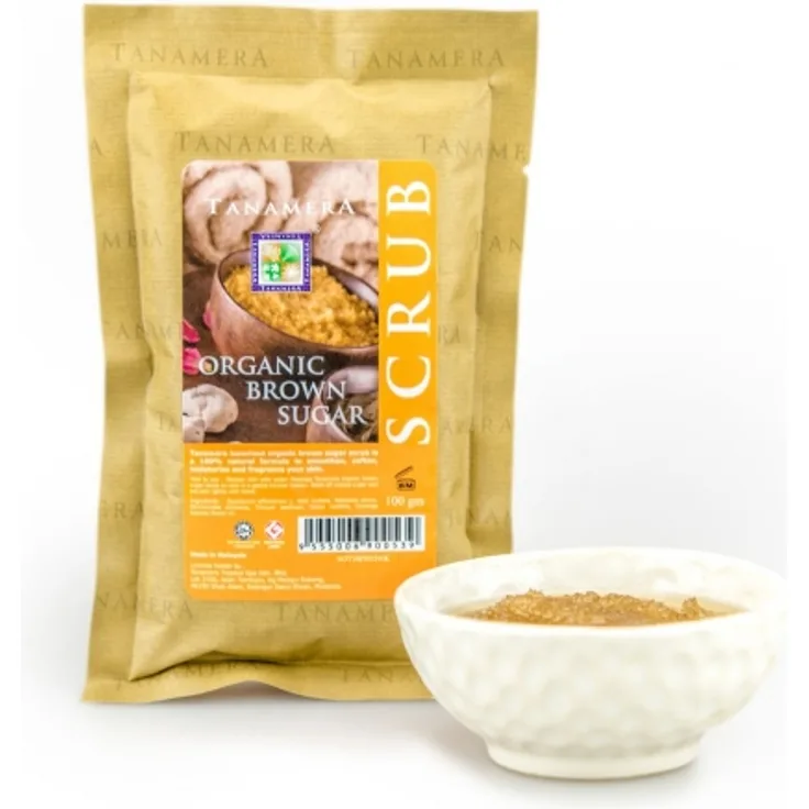 Tanamera Homespa Körperpeelings Organic Brauner Zucker 100G