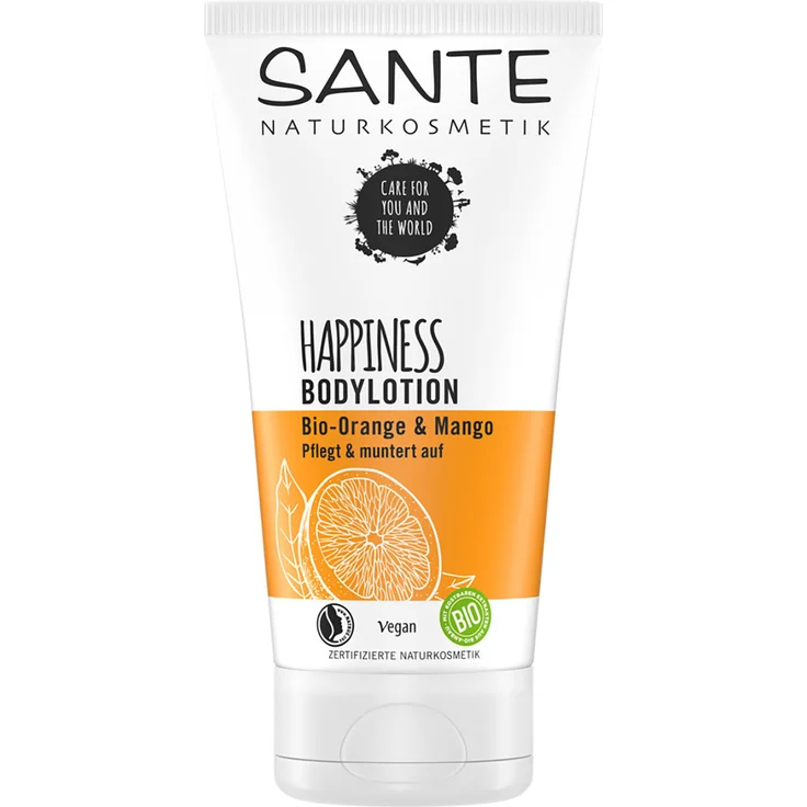 Sante Happiness Bodylotion Orange & Mango 150 ml  – Bild 1