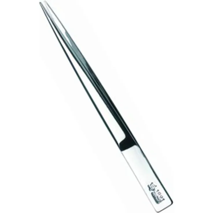 Pfeilring Pinzette spitz 80 mm, Größe: 80 mm, Form: spitz, aus vernickeltem Solinger Stahl 