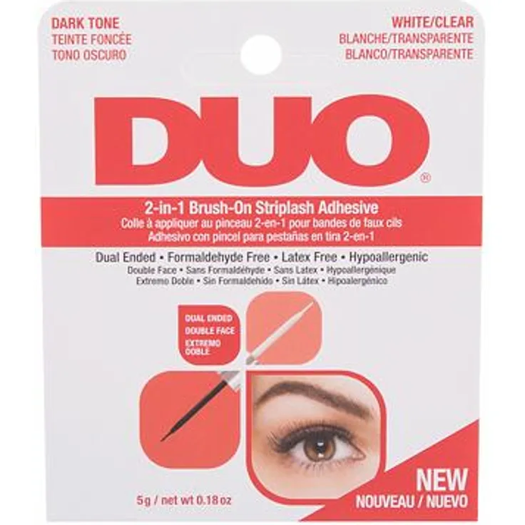 Ardell Duo 2-in-1 Brush-On Striplash Adhesive Kleber für falsche Wimpern mit Pinsel 5 g