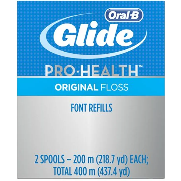 Oral-B Glide Floss Original Zahnseide Meter Nachfüllpack 1er Pack 1 x 2 Stück Zahnseide/Flosser