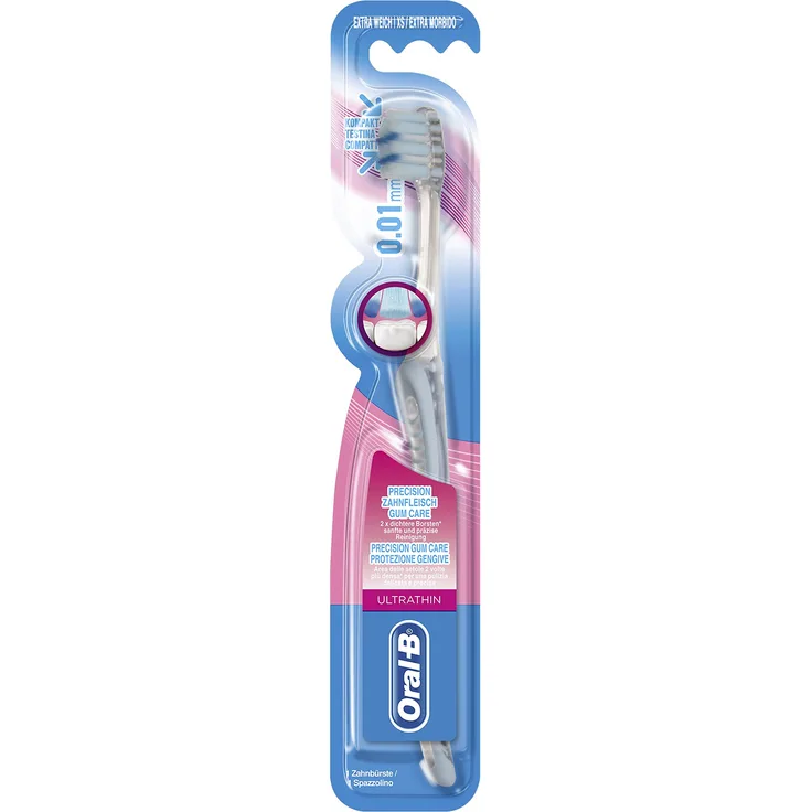 Oral-B UltraThin Precision Zahnfleisch Gum Care Handzahnbürste Extraweich 
