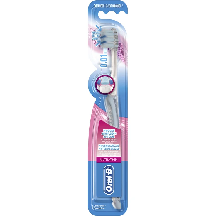 Oral-B UltraThin Precision Zahnfleisch Gum Care Handzahnbürste Extraweich 