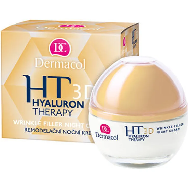 Dermacol 3D Hyaluron Therapy Remodellierende Nachtcreme 50 ml Nachtpflege für Damen und Herren
