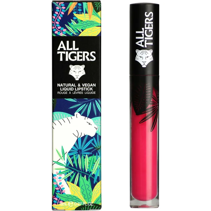 All Tigers Lippen Natural and Vegan Lipstick Lippenstift 786 - Fuchsia 8 ml