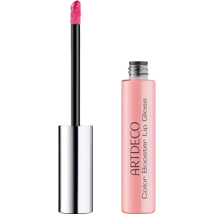 Artdeco Color Booster Lip Gloss Nr. 1 Pink It Up, Farbton: Pink, mit einem glänzenden Finish, Inhalt: 5 ml