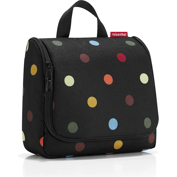reisenthel toiletbag dots Maße: 23 x 20 x 10 cm - Maße: 23 x 55 x 8,5 cm expanded - Volumen: 3 l