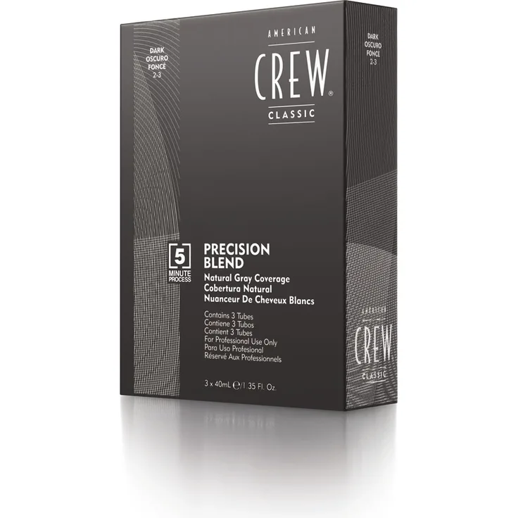 American Crew Precision Blend Dark Dunkelbraun (2-3) 3 x 40 ml