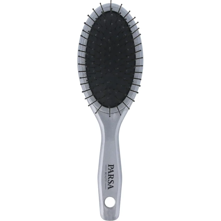 Parsa Beauty Taschenbürste Unicolor Mini Haarbürste klein mit Metallpins