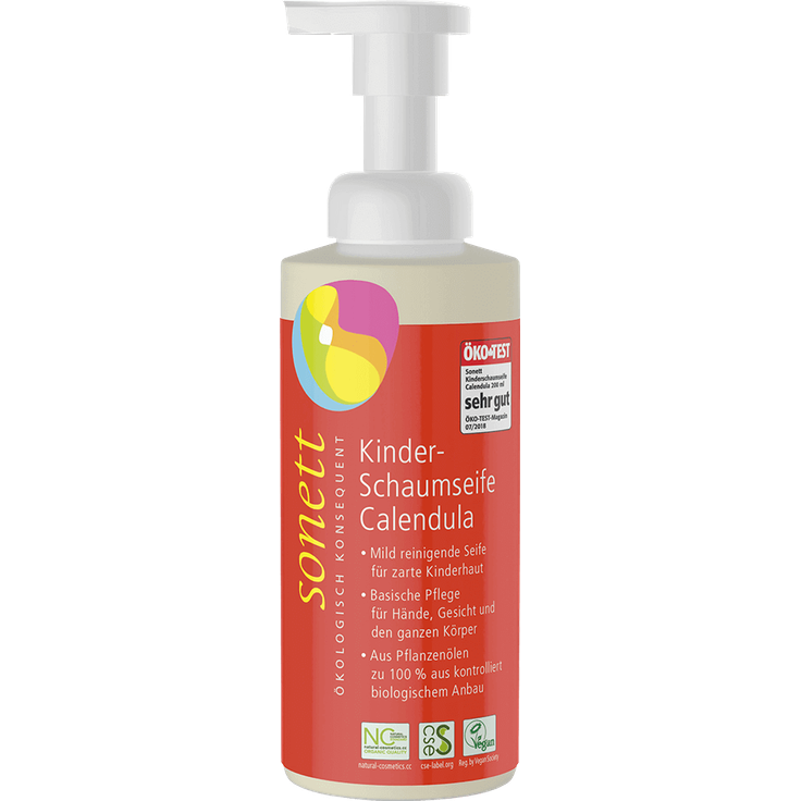 Sonett Kinder-Schaumseife Calendula 200 ml für Normale Haut geeignet