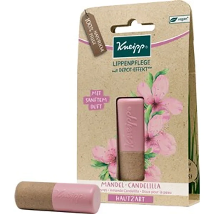 Kneipp Pflege Gesichtspflege Lippenpflege Hautzart Mandel 4,70 g, für Damen und Herren, für gepflegte Lippen