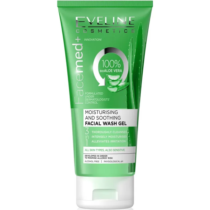 Eveline Facemed Aloe Vera gesichtswaschgel 150 ml, für Damen und Herren