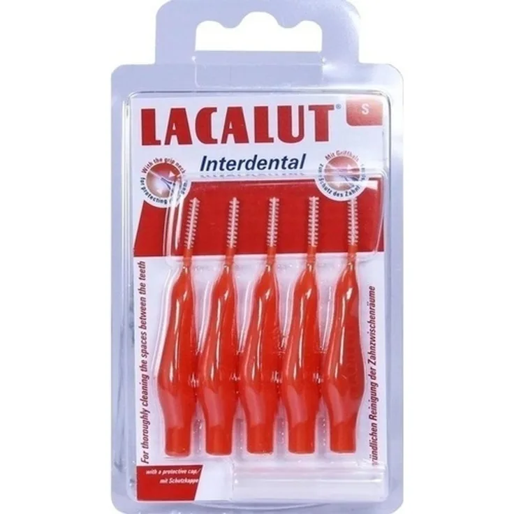 Dr. Theiss Naturwaren Lacalut Interdental S Bürstendrm.2,4 mm 5 St., für saubere & gesunde Zähne