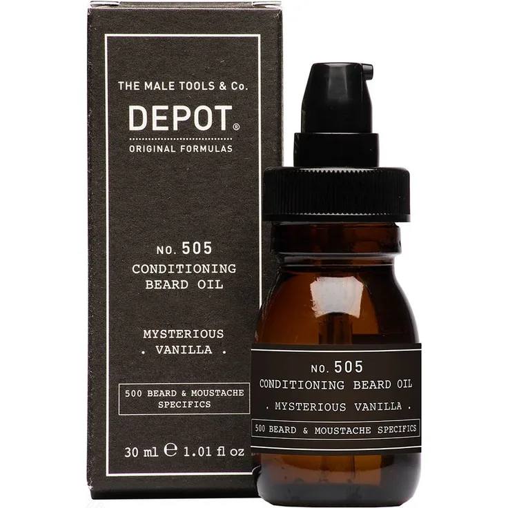 Depot Depot No.505 Mysterious Vanilla Conditioning Beard Oil 30 ml, für Herren geeignet