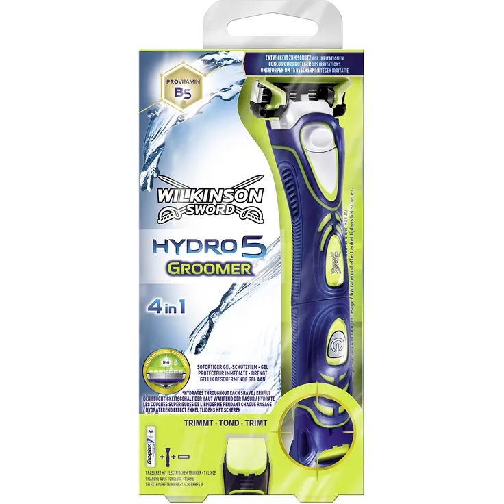 Wilkinson Sword Hydro 5 Groomer Herren Rasierer mit Trimmer und 1 Klinge, 1 St