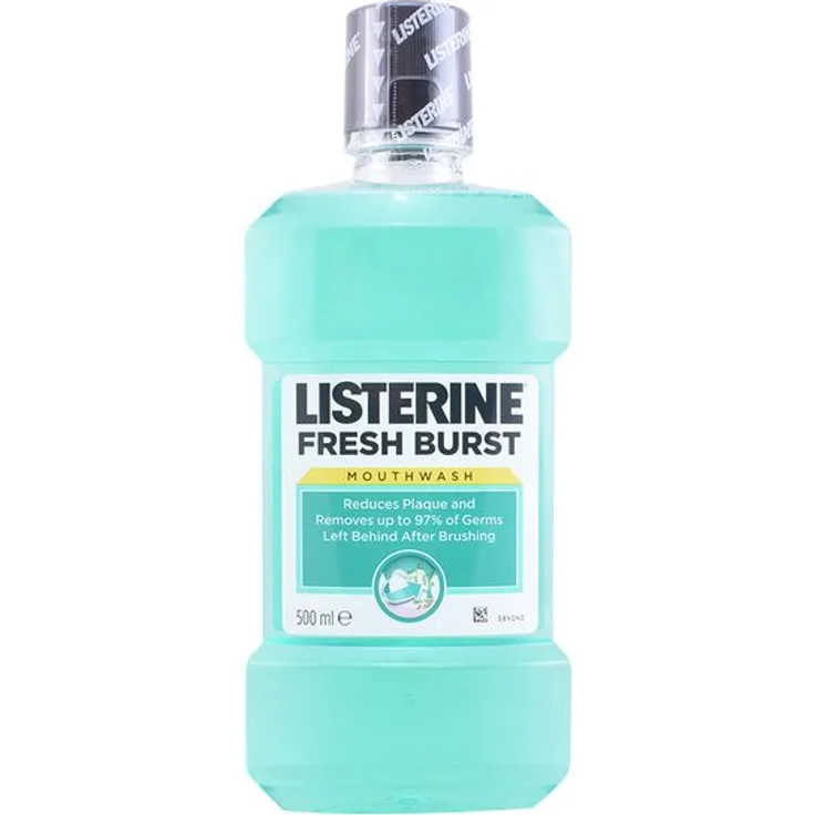 Listerine Mouthwash Fresh Burst Mundwasser für frischen Atem 500 ml