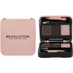 Makeup Revolution London Brow Sculpt Kit Augenbrauensets 2,2 g Farbton Dark Brown